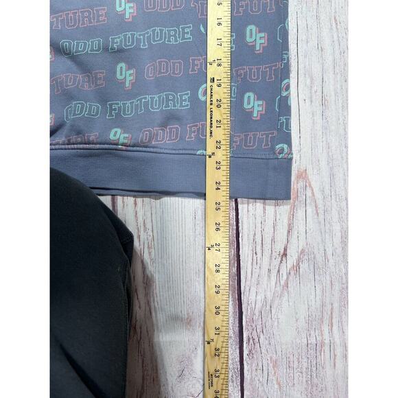 Odd Future Ofwgkta All Over Print Tyler The Creator Hoodie Sweater Mens Sz Small - Picture 6 of 10